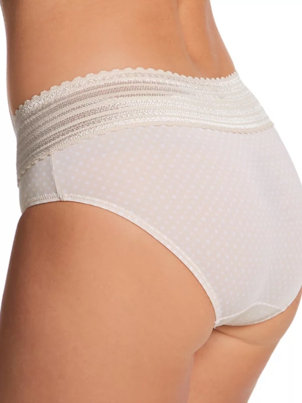 Warner's Women's No Pinching. No Problems. Hipster with Lace Panty in Butterscot - Picture 3 of 3